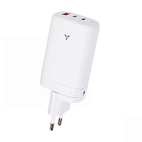 картинка Сетевое зарядное устройство Accesstyle Cosmic GaN 65W2CA Travel магазин Fastoo являющийся официальным дистрибьютором в России 