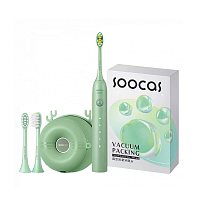 картинка Зубная щетка электрическая Soocas D3S (Футляр c UV стерилизатором + 2 насадки) магазин Fastoo являющийся официальным дистрибьютором в России 